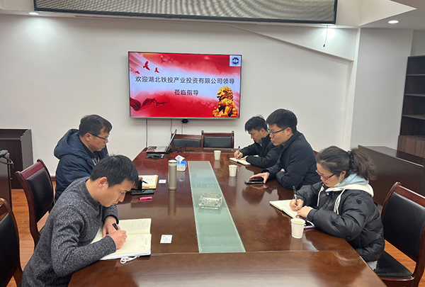 湖北鐵投產業(yè)公司一行赴礦業(yè)公司洽談合作